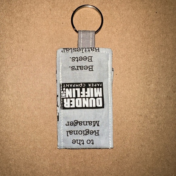 Handmade lip balm holder keychain- The Office print - Picture 4 of 4